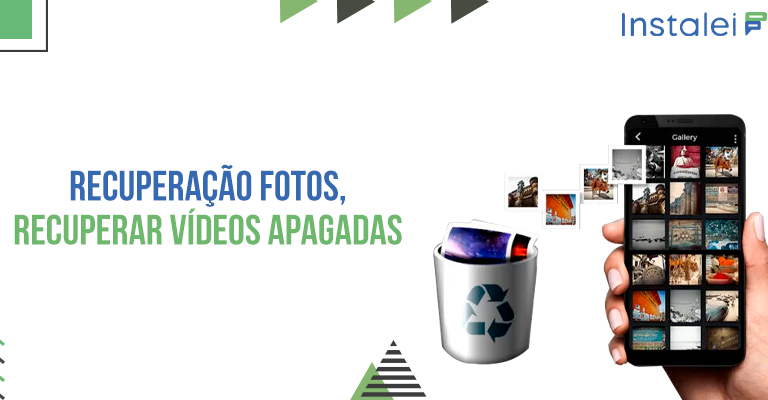 Recuperação fotos, recuperar vídeos apagadas