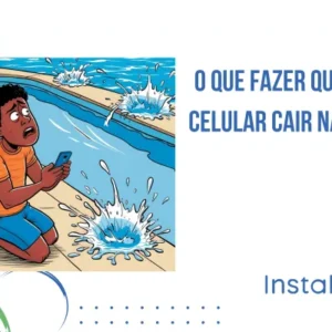 O que fazer quando o celular cair na água?