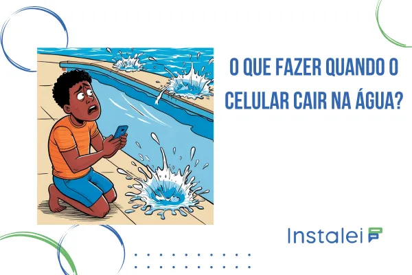 O que fazer quando o celular cair na água?