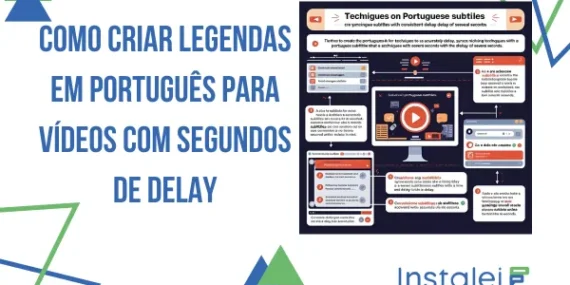 Como Criar Legendas em português para Vídeos com Segundos de Delay